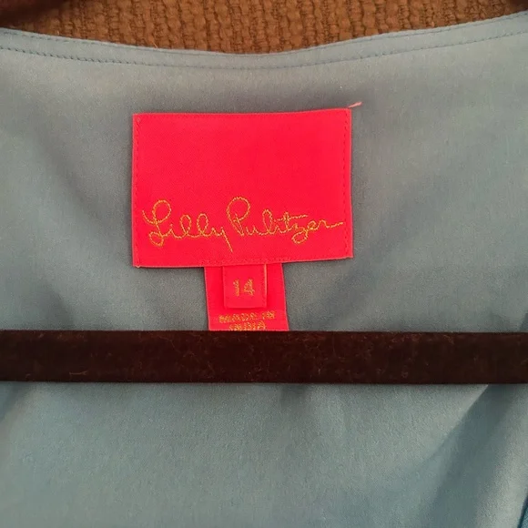 Lilly Pulitzer Blue and Silver Maxi Dress - Picture 3 of 7